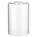 Skelang Clear Lip-less Glass Lamp Shade, Cylindrical Light Cover with Fitter Opening, Replacement for Chandelier, Bathroom Vanity Light, Pendant, 3 Pcs