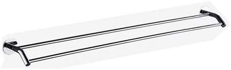 Barre porte-serviettes 31 cm en acier inoxydable avec ventouse et support mural