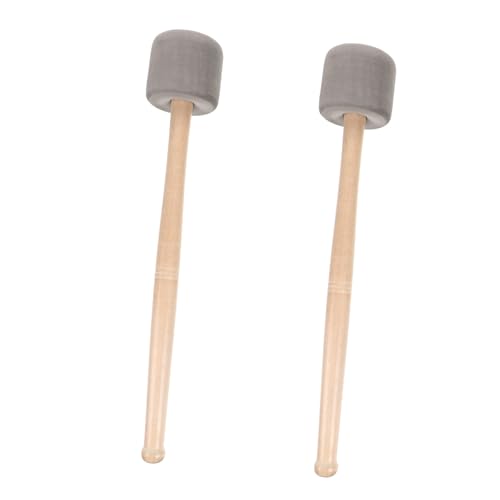 2 piezas de baquetas para batería con mango de madera para práctica y enseñanza miniatura 1
