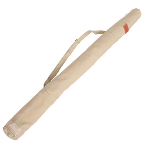 HONMEET Fishing Rod Carry Case Oxford Canvas Waterproof Compact Organized for Travelers and Anglers