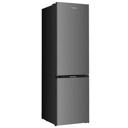 Corberó - Frigorífico Combi | CCH200736NFX | 377 L | 200 cm | No Frost | Display Interior | Inverter | Luz LED | Cajón Crisper | Fresh Box | Botellero de Madera | Inox