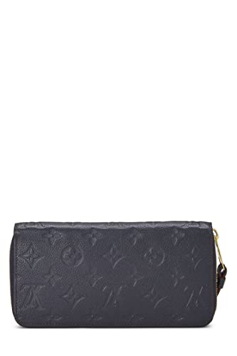 Pre-Loved Bleu Infini Monogram Empreinte Zippy Wallet, Navy3