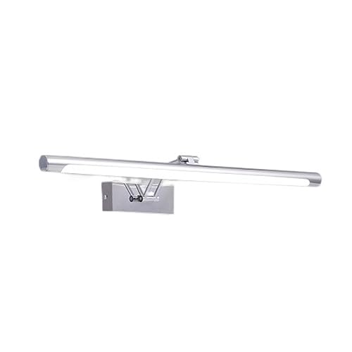 Luminaire de miroir LED scandinave argent 12W haute finition pour vanité