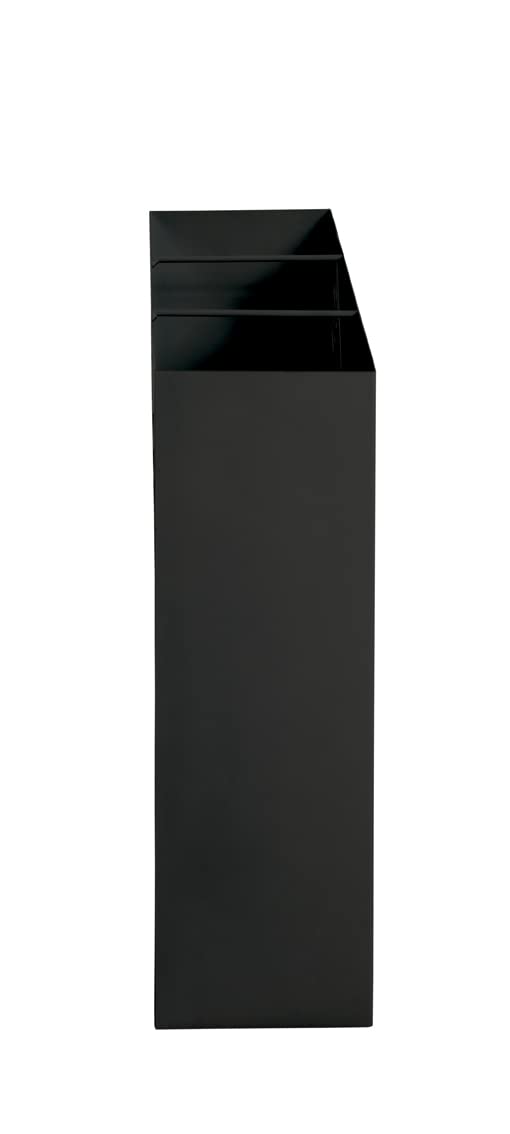 HAKU Portaombrelli nero, metallo - Dim. L 50 cm x A 48 cm x P 16 cm, Stile Moderno