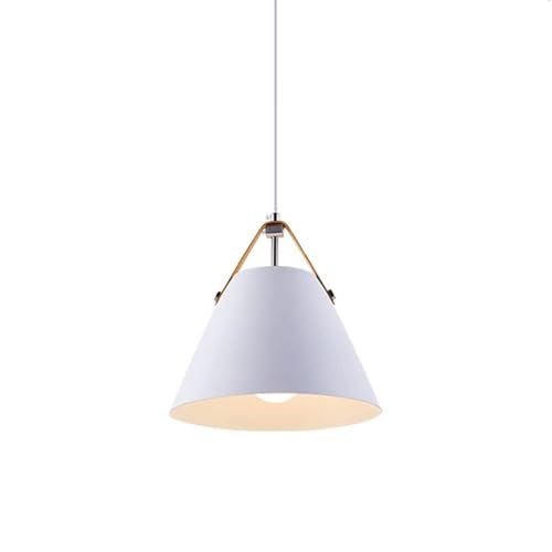 Lustre élégant Macaron blanc pour optimiser l'espace de chevet