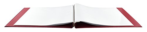 Image of MCS Expandable 10-Page Glitter Scrapbook Album with Photo Opening Cover and 12 x 12 Inch Pages, 13.5 x 12.5 Inch, Red Wine