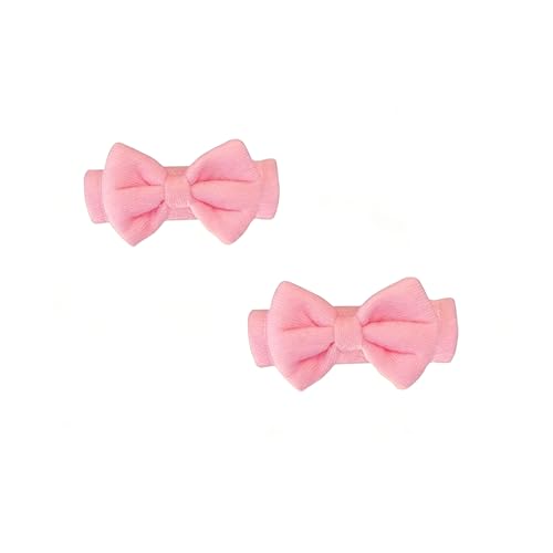 2 PCS Car Inside Roof Handle Covers, Cute Bow Car Accessories for Women with Kawaii Decoration, Anti-Slip Vehicle Interior Door Pull Protector for Truck SUV, Anti-Scratch Universal Wrap (Pink)