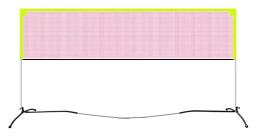 Filet de badminton avec support de poteau de volley-ball mobile stable et ajustable