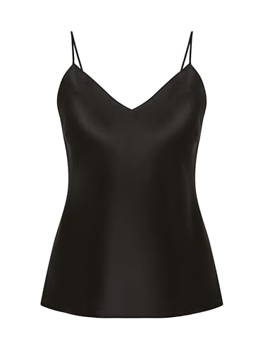 Débardeur col V femme Love Me en soie pour vos nuits douces et journées chics