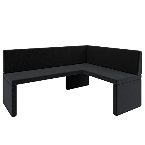 Eckbank Akiko Corner Bench - Eckbankgruppe für Ihrem Esszimmer, Küche modern, Sitzecke, Essecke. Perfekt für Küche, Büro und Rezeption. Solide und Starke Verarbeitung. (INARI 100, 168x128cm rechts)