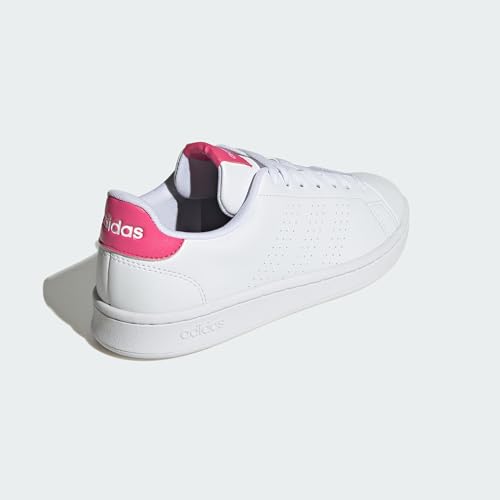Image of adidas Womens Advantage Lace Up Sneakers Shoes Casual - White