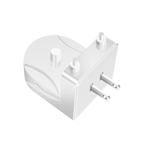 Electric Toothbrush Charger for AquaSonic Electric Toothbrush Wireless Wall Charger for AquaSonic Black Series/AquaSonic Vibe Series Toothbrush Save Space/Waterproof/Portable (White)