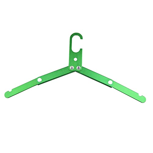 OUNONA Folding Travel Clothes Hanger Portable Hanger for Shirts Pants Socks Underwear Compact Design for Outdoor Hiking Backpacking Home Use