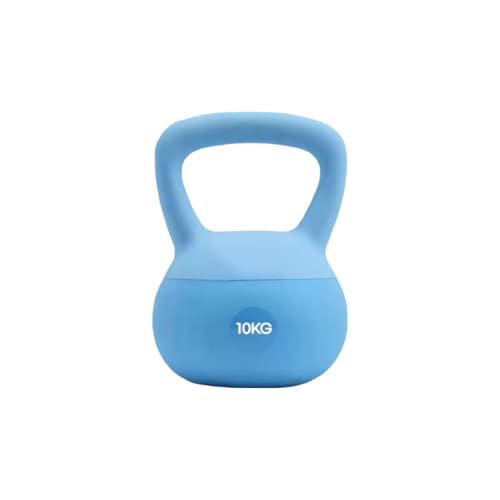 Soft Kettlebell/Sports And Gym Equipment/Non-Slip Kettlebell with Comfortable Grip (Blue 10KG (1pcs))