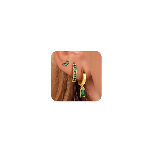 Ben fatto: Questo set di orecchini è realizzato in materiale placcato oro 14k, morbido e non irritante. Il design ad alta lucentezza lo rende più brillante e durevole.