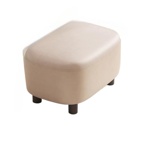 Ladfrol オットマン スツール 足置き台 足置き 脚置き PUレザー 椅子 おしゃれ 防水 滑り止め 弾力性 ソファー 低い腰掛け オットマンスツール 低い スツール ロースツール フットスツール デスク下 フットレスト 持ち運びに便利 リビング/玄