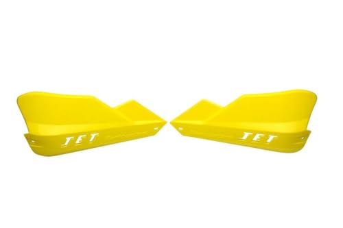 Coques de protège-mains Barkbusters JET jaunes pour guidon de moto