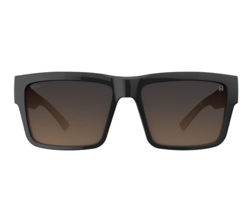 Spy Optic Montana Sunglasses Black Honey Tortoise with Happy Dark Brown Fade Lens4