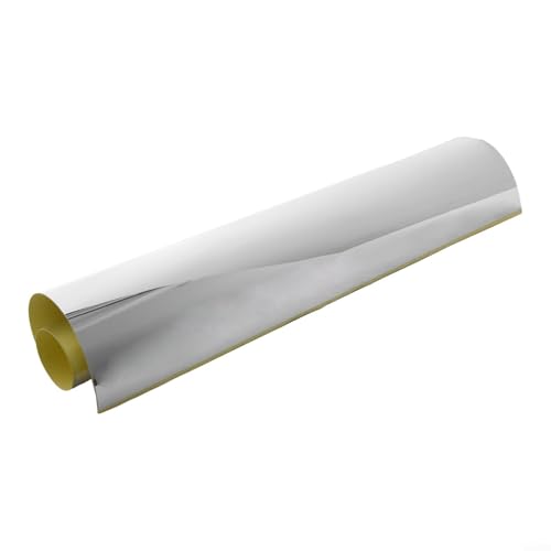 Hojas de pegatinas de pared para decoración del hogar 0 5x2M PET extraíble con acabado reflectante para iluminar y ampliar la apariencia de cualquier espacio de habitación ((0,1 mm) 50 x 200 cm)