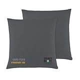 NACHHALTIG & HAUTFREUNDLICH: Dieses Kissenhüllen-Set wird in der Türkei gefertigt – und zwar aus Stoff, der gemäß Grüner Knopf, OEKO-TEX Standard 100 und OEKO-TEX Made in Green zertifiziert wurde.