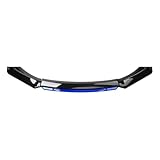 AWCYRHI Alerón Delantero, para Subaru Ascent/Baja/BRZ/Crosstrek/Forester/Impreza Parachoques Delantero del Coche, Protector de Difusor Divisor de Alerón de Barbilla,Divisor de Labios,B/Black Blue