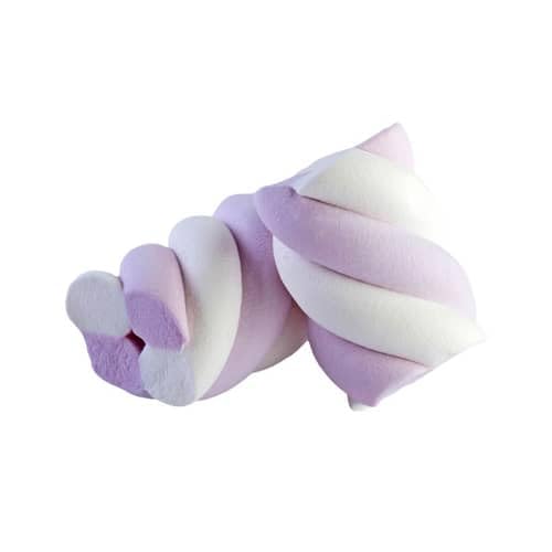 Marshmallow Treccia Multicolore Senza Glutine, 1 kg, per Compleanni, Battesimi,