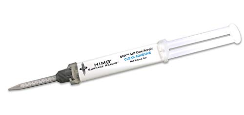 HIMG Glue Adhesive for Granite, Marble, Stone, Corian, Quartz, Porcelain, Ceramic - 2 Part SCA