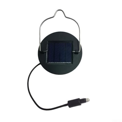 Yelvera Panneau solaire rechargeable 2 V 100 mA pour suspension solaire extérieure, cour, jardin, éclairage décoratif, assemblage à monter soi-même, construction en ABS (spirale)