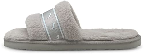 PUMA Womens Fluff Remix Slide Casual Sandals Casual - Grey