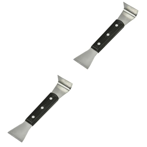 JOINPAYA 2 Piezas Espátula de Apicultura Inoxidable Reutilizable para Limpieza de Colmenas y Extracción de Herramienta Práctica para Apicultores