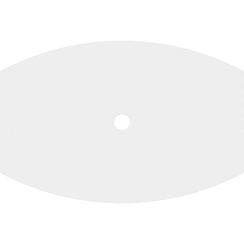 Image of Ekena Millwork CMP30X20KY-02000 Kailey Architectural Grade PVC Contemporary Urethane Ceiling Medallions 30 inchW x 20 inchH x 2 inchID x 16 1 /4 inchC x 1 inchP