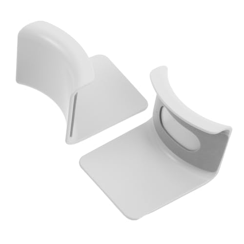 KOMBIUDA 2pcs No Drill Wall Hooks Racks for Coats Towel Kitchen Utensils Wall Mounted Hook Rack with Curved Design Easy Installation Decorative Home Accessory