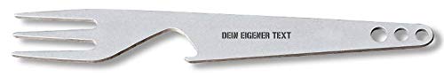 Metalgabel Multi mit Beschriftung