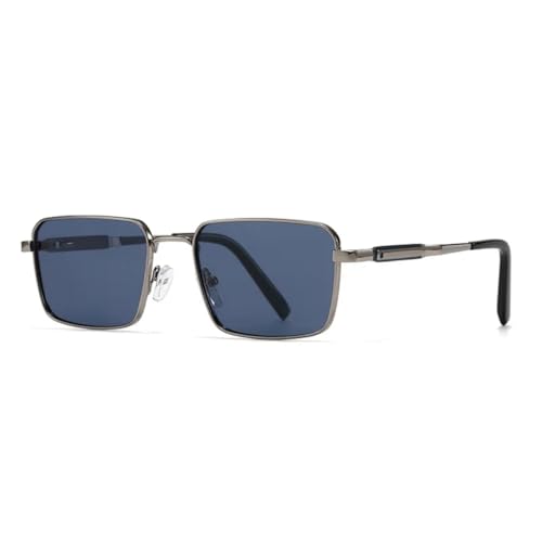 Lunettes de soleil rectangulaires protection UV400 totale style punk chic