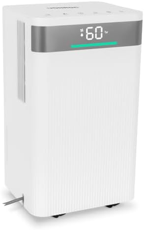 VONROC Electric Dehumidifier, Small 12L/Day Dehumidifier with 2L ...