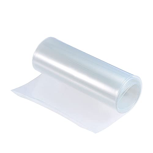 MECCANIXITY Battery Wrap PVC Heat Shrink Tubing 95mm Dia 150mm Flat 1.5m Clear Good Insulation for Battery Pack
