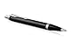 Parker IM Set Kugelschreiber und Rollerball, Schwarz, mit Chrom-Finish