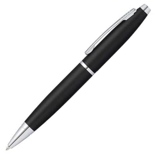 Image of Cross Calais Matte Black Refillable Ballpoint Pen - Fine Point, Black Ink, Smooth Writing, Presented in a Luxury Gift Box