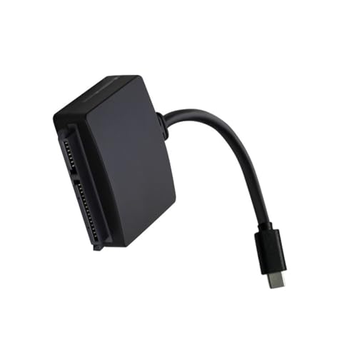 Adaptador USB3.0 a SATA 2.5 pulg para HDD con USB A y C