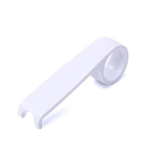 DRTWE Libera Tu Mano, Tapa De Asiento De Inodoro, Tapa Elevadora, Taz�N, Mango De Elevaci�N, Soporte De Inodoro para Uso En Inodoro, 2 Uds,White