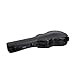 Crossrock ABS Flight Case for 4/4 Classical Guitar | Black Matte Scratch-Resistant Finish, TSA Lock, Forest Green Velvet Interior – Premium Molded Series