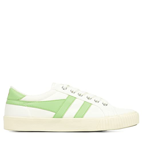 Image of Gola Women's Tennis - Mark Cox Off-White /Patina Green 6 Medium