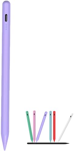 Stylus Pen for Samsung Galaxy Tab A11/A11+/A9/A9+/A8/A7 Lite, Magnetic Capacitive Pen with Fast Charging & 8H Long Battery, Universal for iPad iPhone Android Touch Screens, Purple
