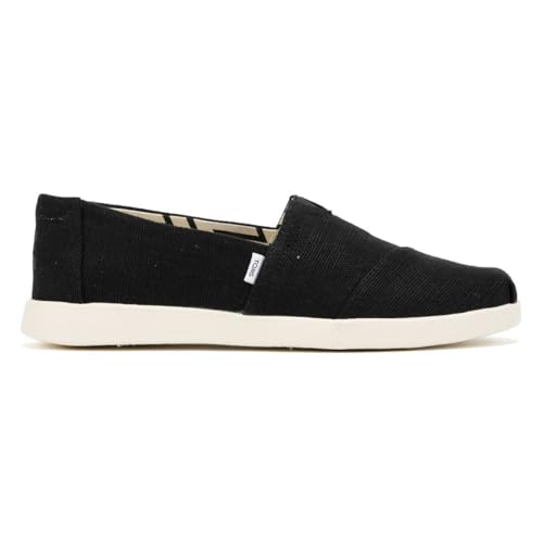 Image of TOMS Women's Alpargata Plus Slip On Espadrille, Textile Upper, Relaxed Fit, CloudBound Insole, Stretchy Easy On and Off