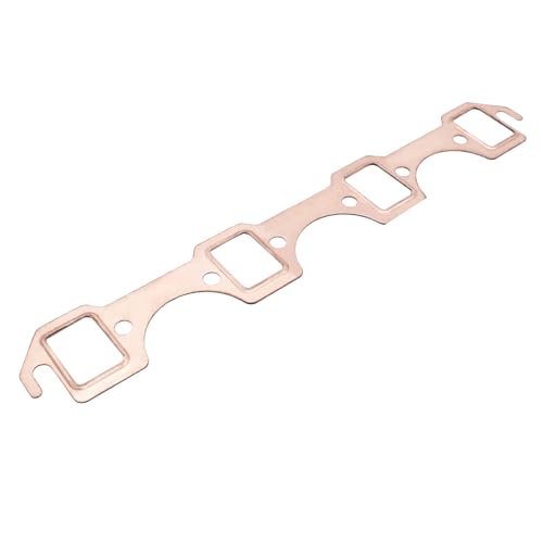 Juntas de escape de cobre para Ford Small Block 289 302 351W con puerto rectangular 3