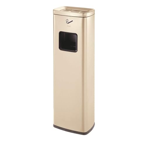 Cendrier colonne en acier inoxydable au design moderne pour l'extérieur