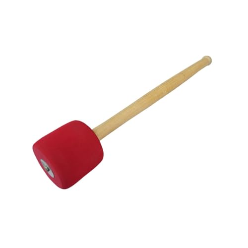 Mazo para bombo grande con mango de madera, baqueta para instrumentos de percusión, accesorio para bateristas y músicos