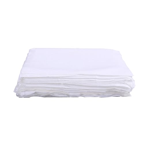Chiffons antistatiques en polyester blanc lot de 100 pour instruments optiques