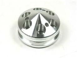 212 Main SBC 283-350 Single Groove Aluminum Alternator Pulley, Satin