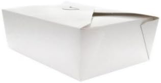 PacknWood 210BIO4N - Black To-Go Box with Foldable Lids - Black Meal Box - Kraft Takeout Boxes Microwaveable - (100oz Capacity) - (Base:7.7 x 5.5 x 3.5in) (Top:8.5 x 6.3 x 3.5in) - (Case of 160)